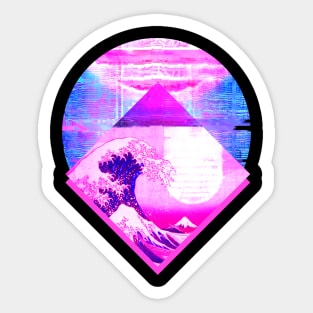 Greatest Retrowave Off Kanagawa Sticker